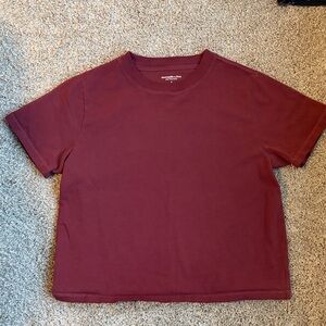 Abercrombie & Fitch Maroon Tee
